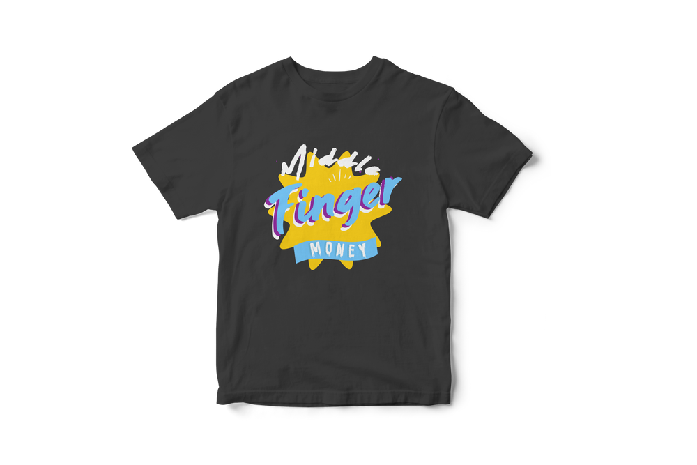 Blue Gold Burst Logo Classic Tee