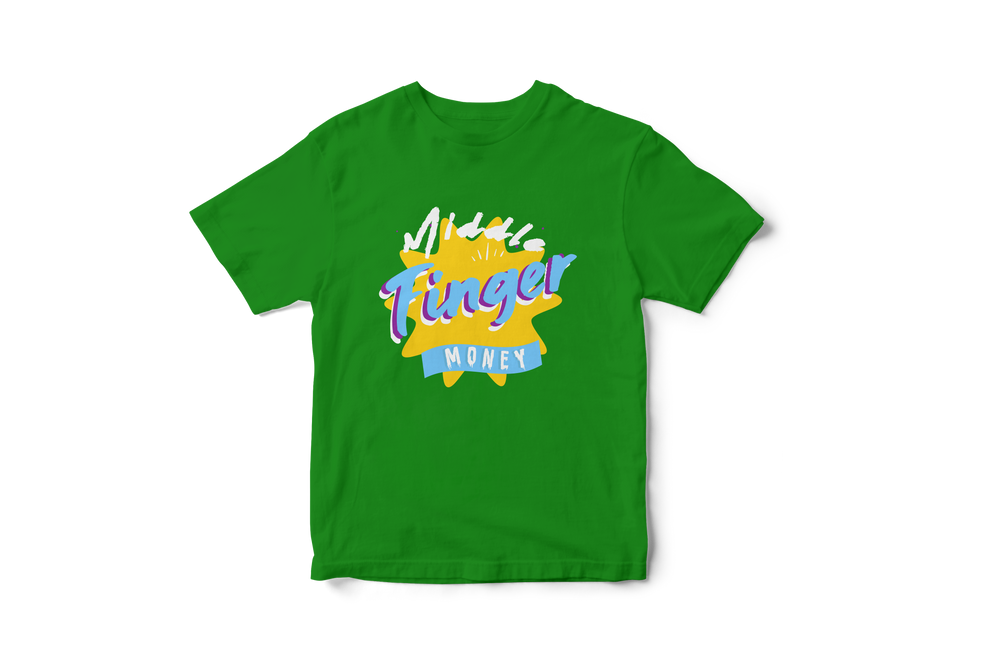 Blue Gold Burst Logo Classic Tee