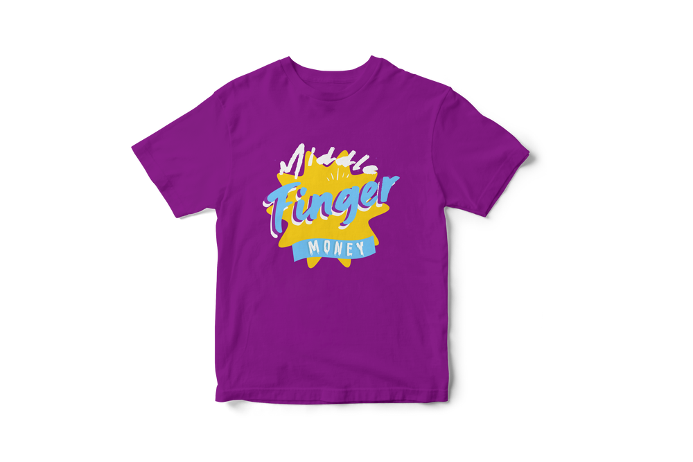 Blue Gold Burst Logo Classic Tee