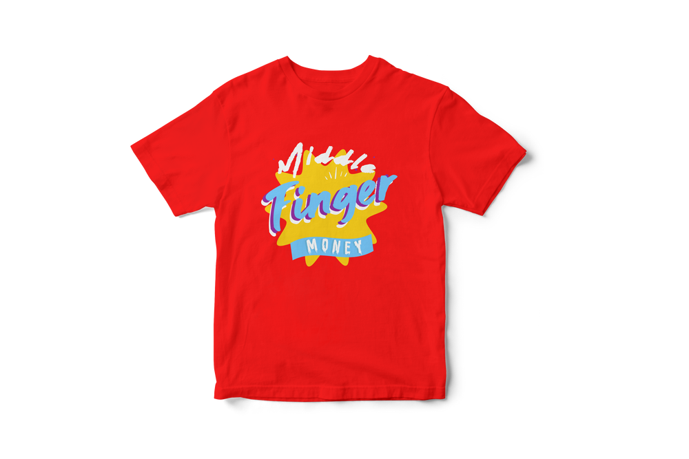 Blue Gold Burst Logo Classic Tee