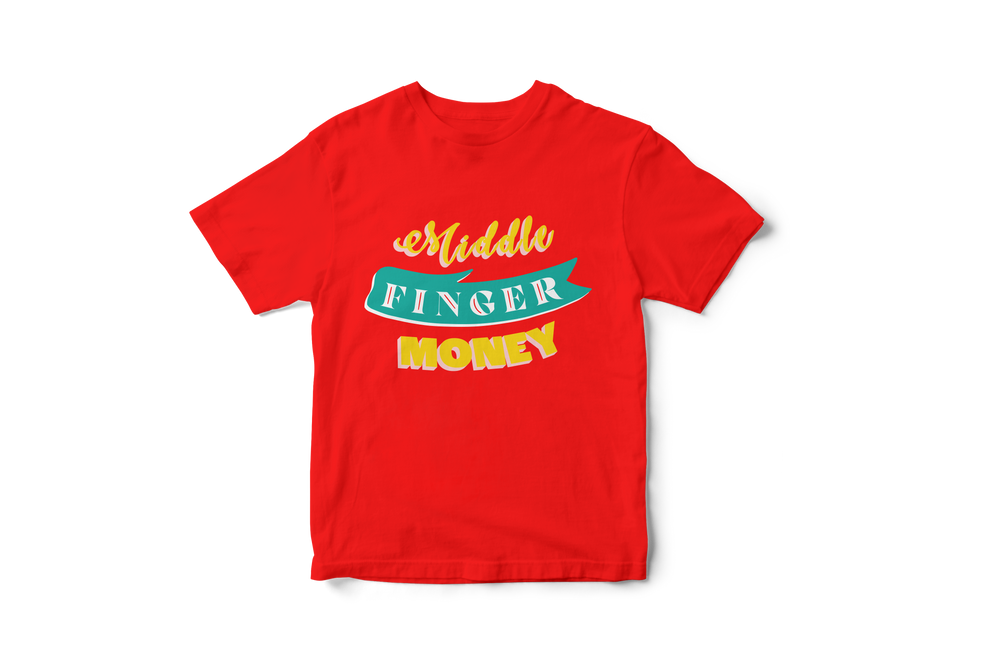 Purple Retro Script Classic Tee